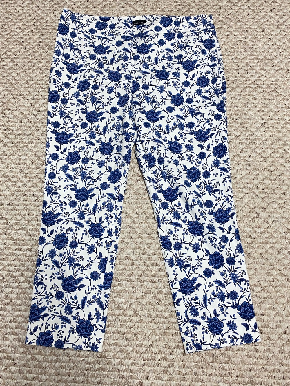 TALBOTS CHATHAM ANKLE PANTS, CROPPED - 14/16 (16P)